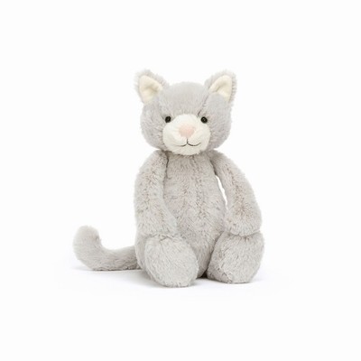 Jellycat Bashful Grey Gatito | MNRT-07359